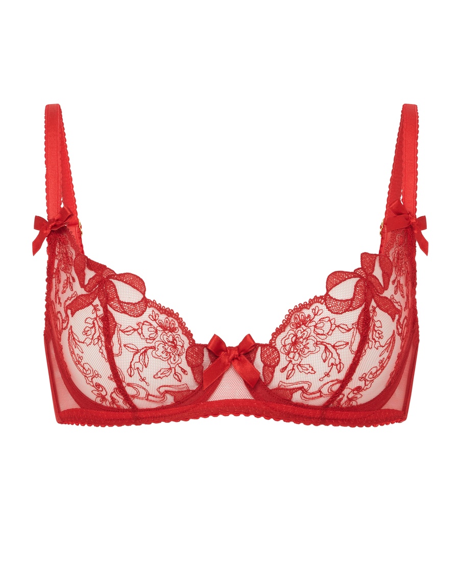 Красный бюстгальтер с мягкой чашкой Lisetta