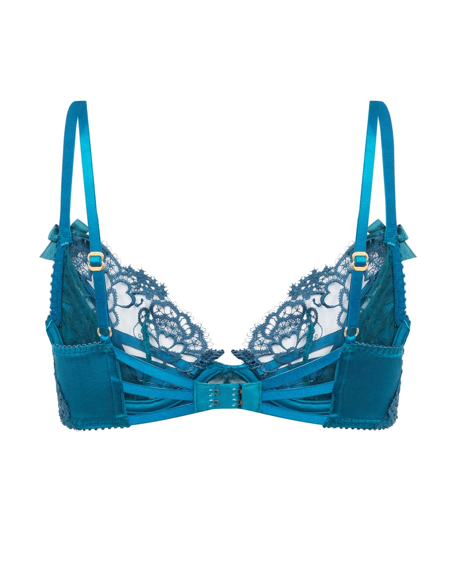 Сине-зеленый бюстгальтер с мягкой чашкой Dioni