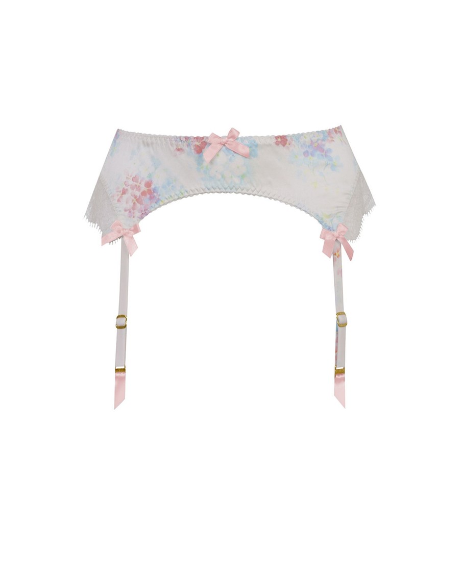 Белый пояс для чулок Aimeline