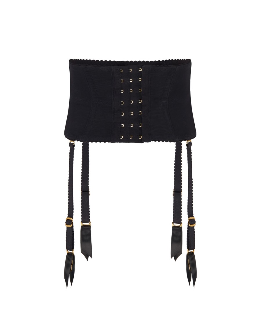 Черный корсетный пояс Sara