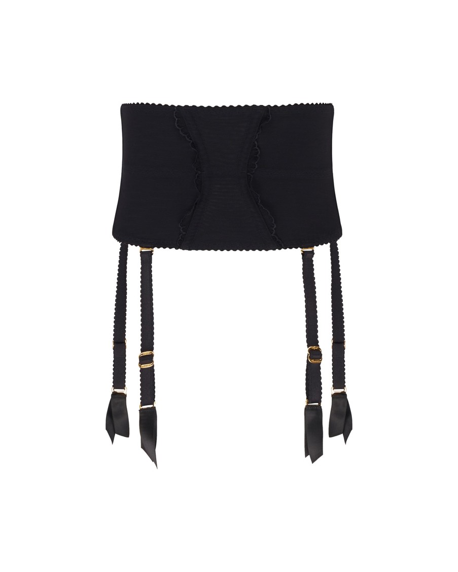 Черный корсетный пояс Sara