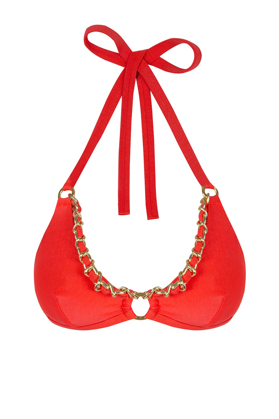 Коралловый топ купальника Harper